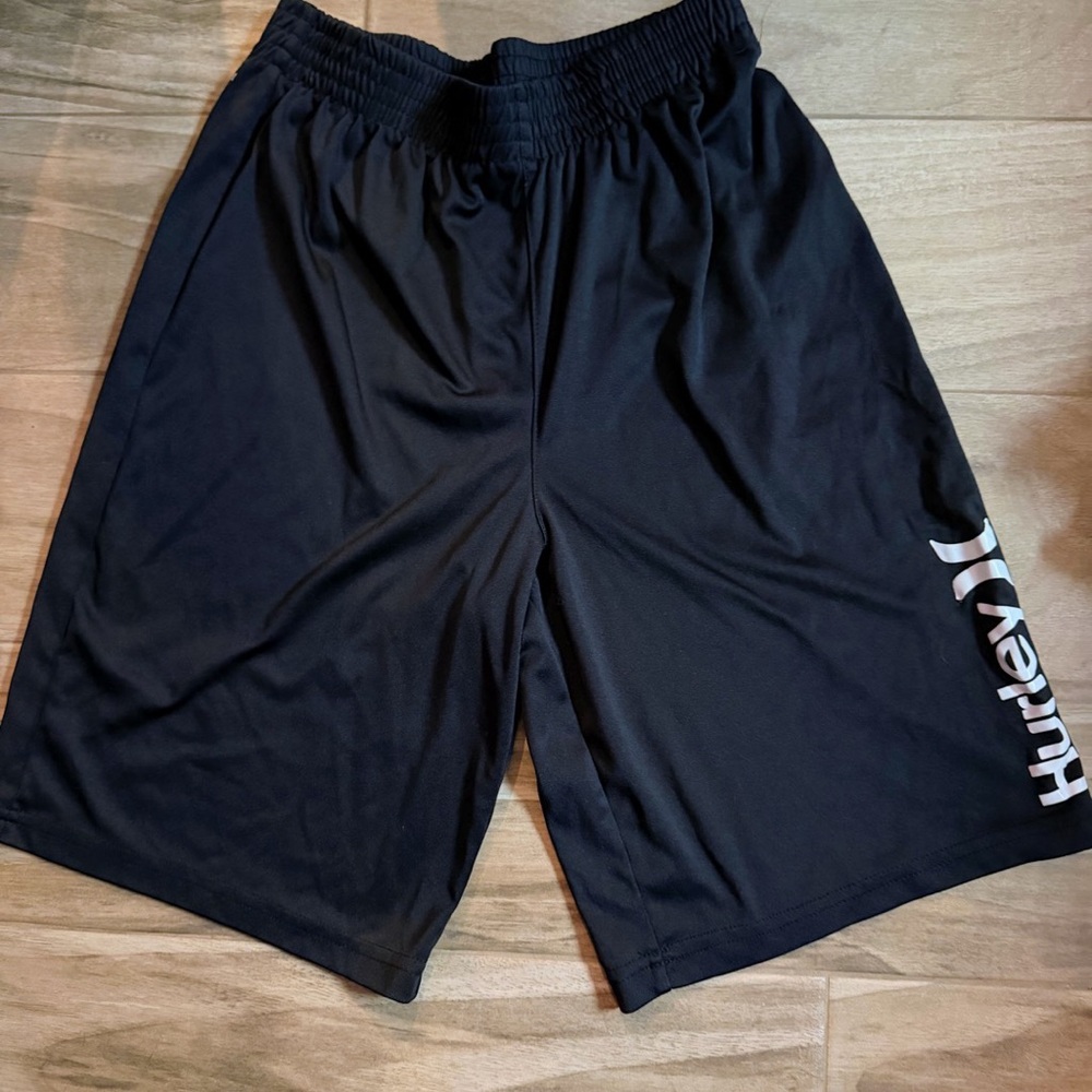 2 black shorts